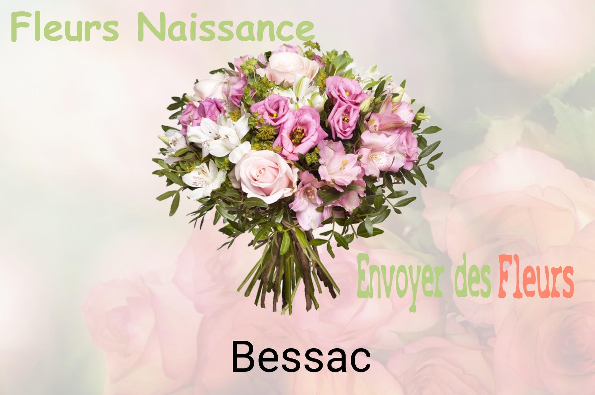 Bouquet de fleurs de naissance livré à Bessac